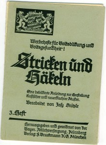 antikes Strick- und Häkelheft Bd. 3